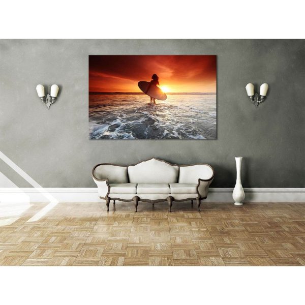 Modern Sunset №654 Ready to Hang Canvas Print Online Hot Sale - Image 2